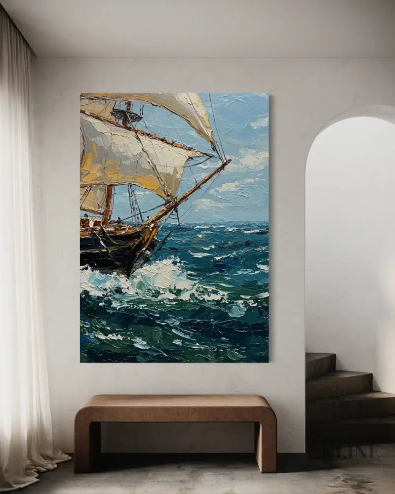 Sailing the Swell - Hand Painting 