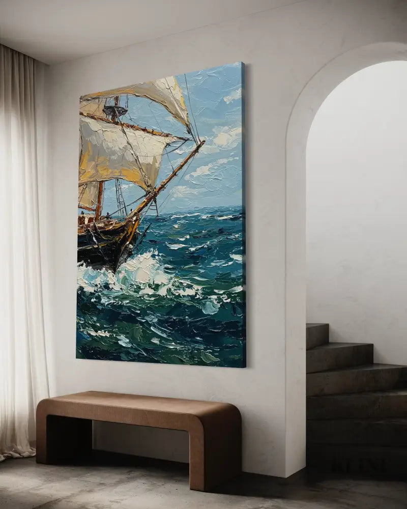 Sailing the Swell - Hand Painting