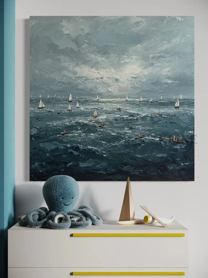 Sailors’ Serenity - Hand Painting