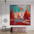 Scarlet Sails 1 - Hand Painting