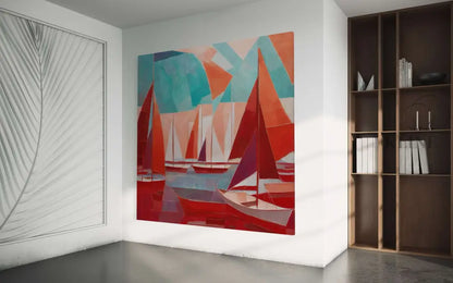 Scarlet Sails 1 - Hand Painting