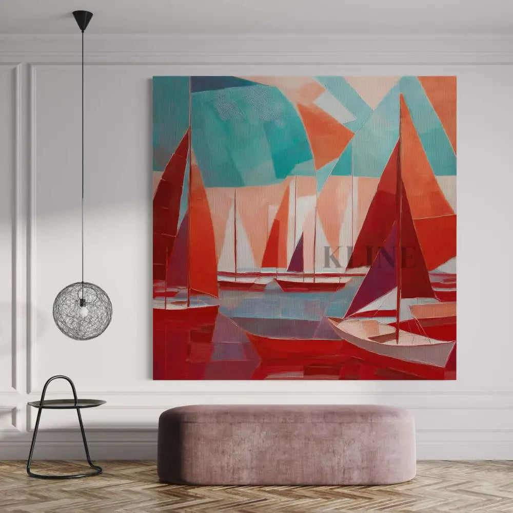 Scarlet Sails 1 - Hand Painting