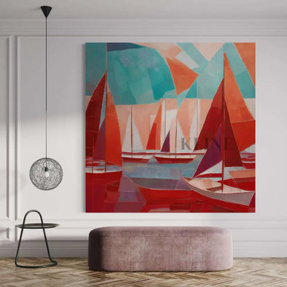 Scarlet Sails 1 - Hand Painting