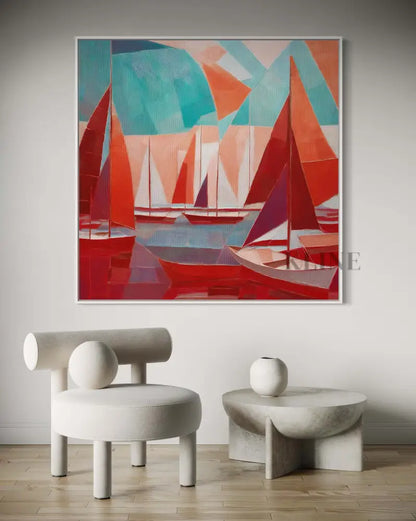 Scarlet Sails 1 - Hand Painting
