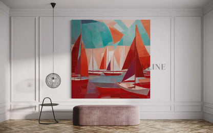 Scarlet Sails 1 - Hand Painting
