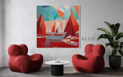 Scarlet Sails 1 - Hand Painting