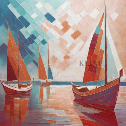 Scarlet Sails 2 - Hand Painting