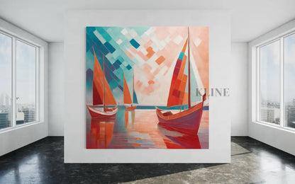 Scarlet Sails 2 - Hand Painting
