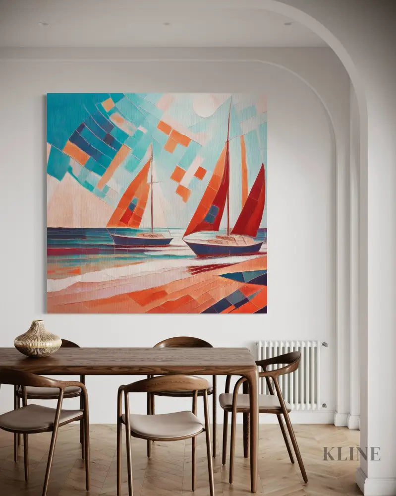 Scarlet Sails 5 - Hand Painting