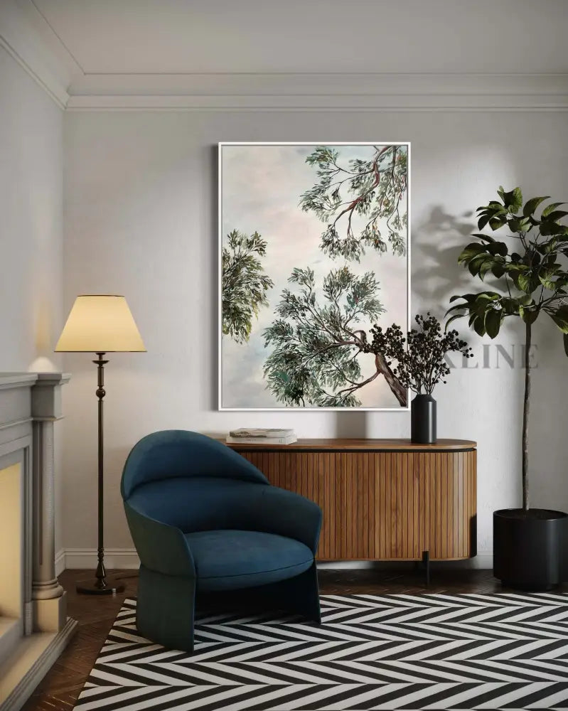 Scrubby Corner Canopy 2 - Hand Painting Paysage