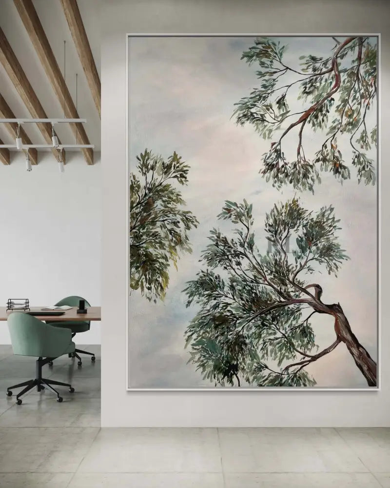 Scrubby Corner Canopy 2 - Hand Painting قماش جدار الفن