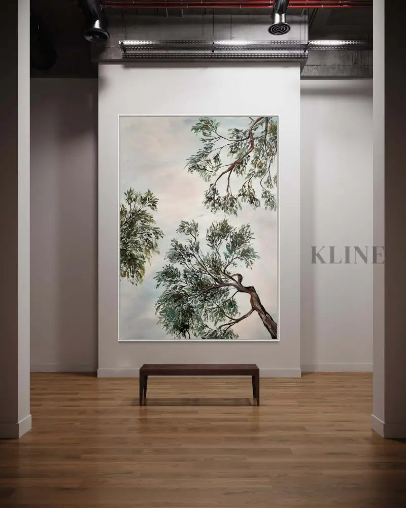 Scrubby Corner Canopy 2 - Hand Painting غرفة المعيشة جدار الفن