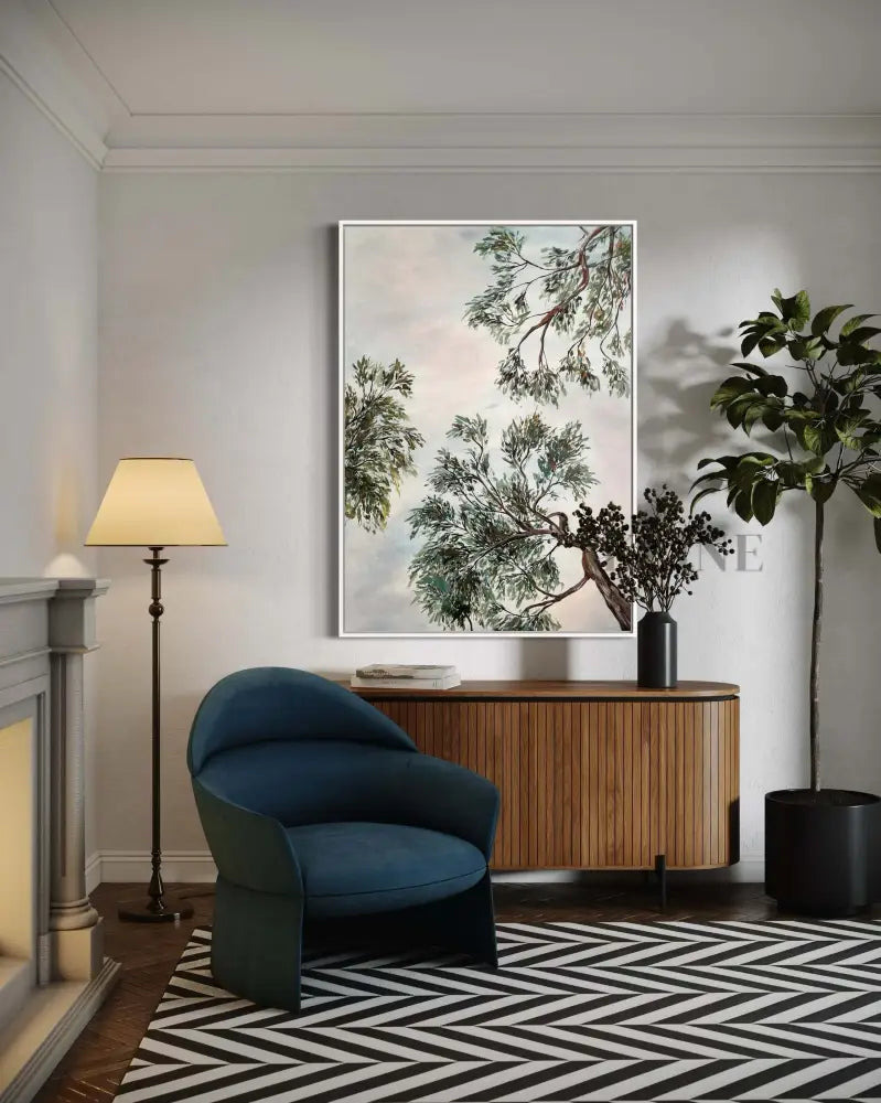 Scrubby Corner Canopy 2 - Hand Painting قماش جدار الفن