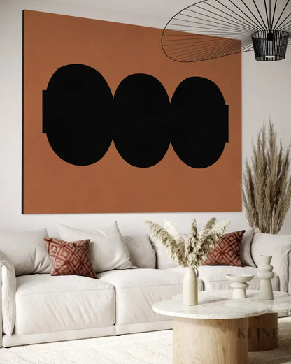 Sculptural Organic Form 4 - Hand Painting