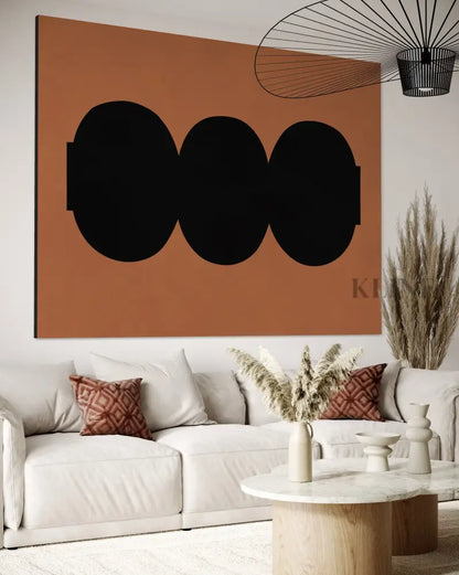 Sculptural Organic Form 4 - Hand Painting