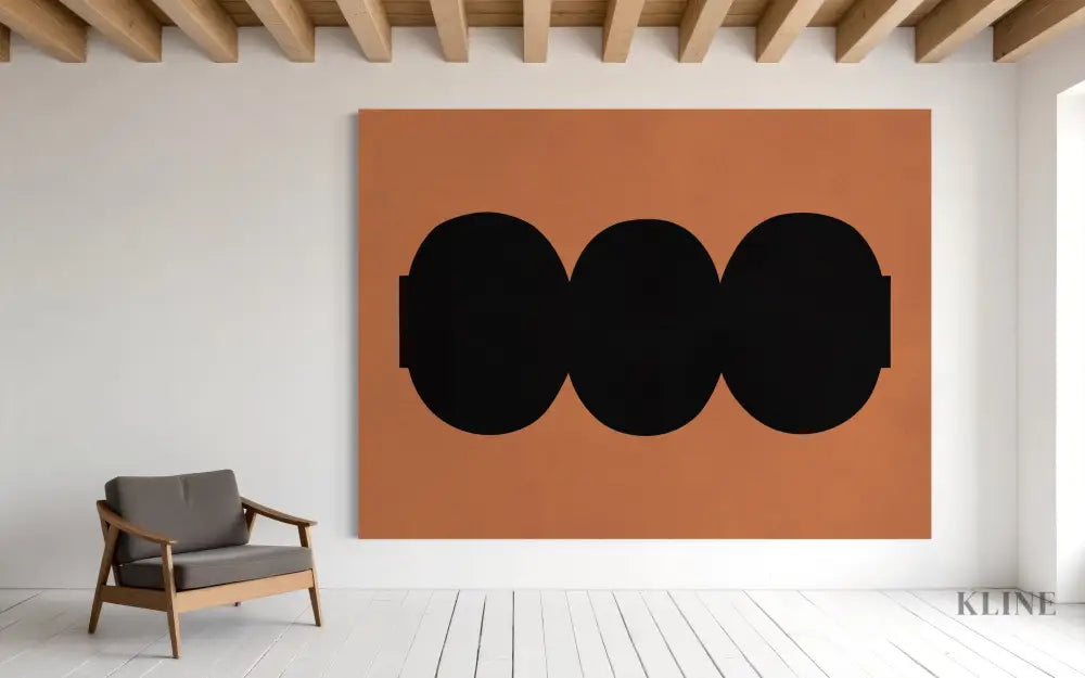 Sculptural Organic Form 4 - Hand Painting 
