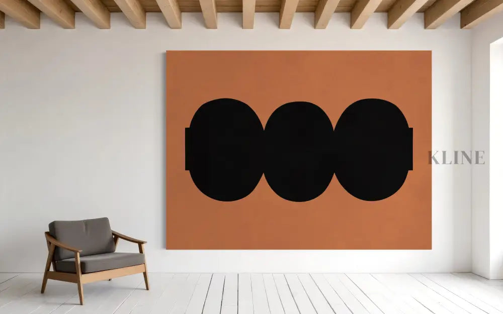 Sculptural Organic Form 4 - Hand Painting 