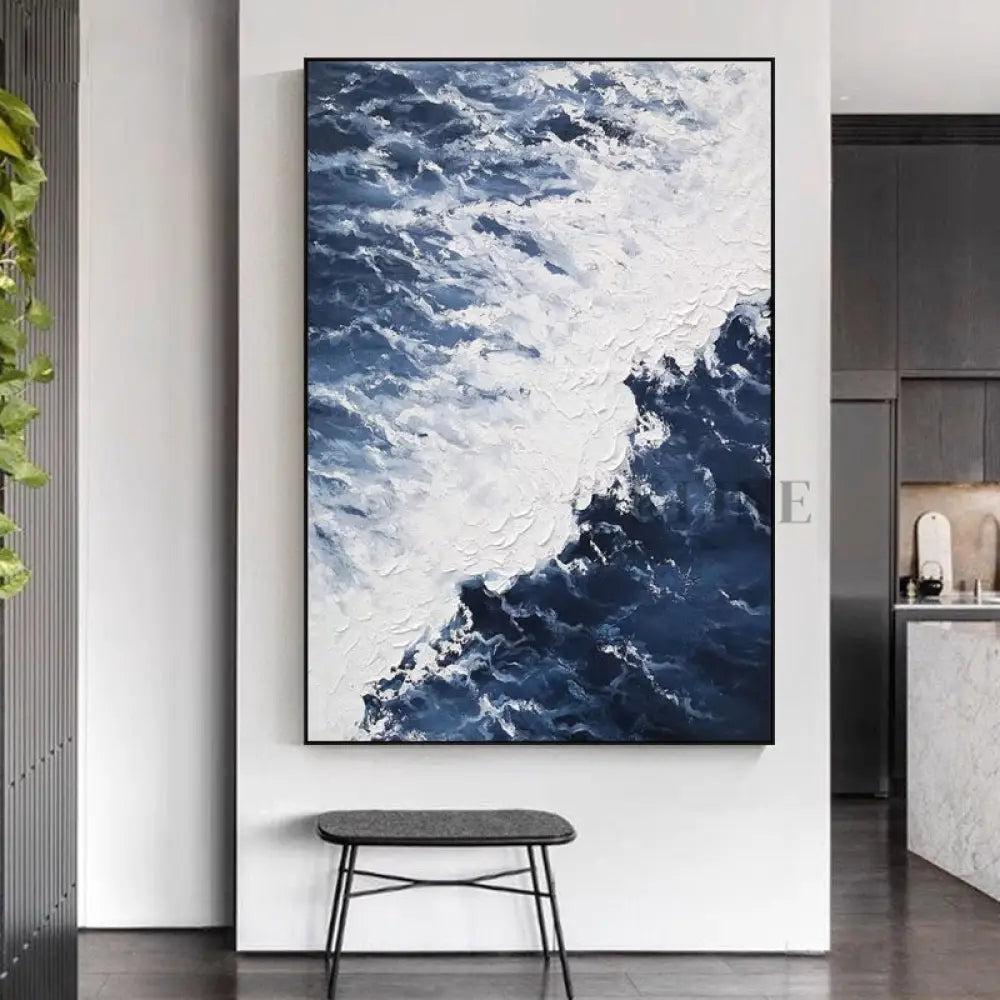 Sea Memories - Hand Painting Große Wandkunst