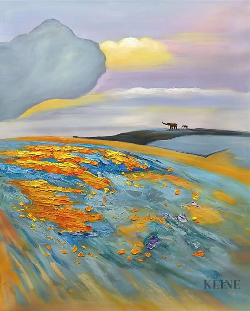 Seaborne Mirage - Hand Painting 
