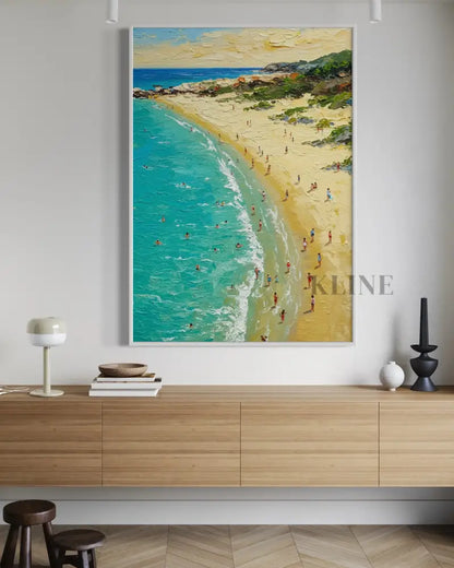Seaside Serenity - Hand Painting