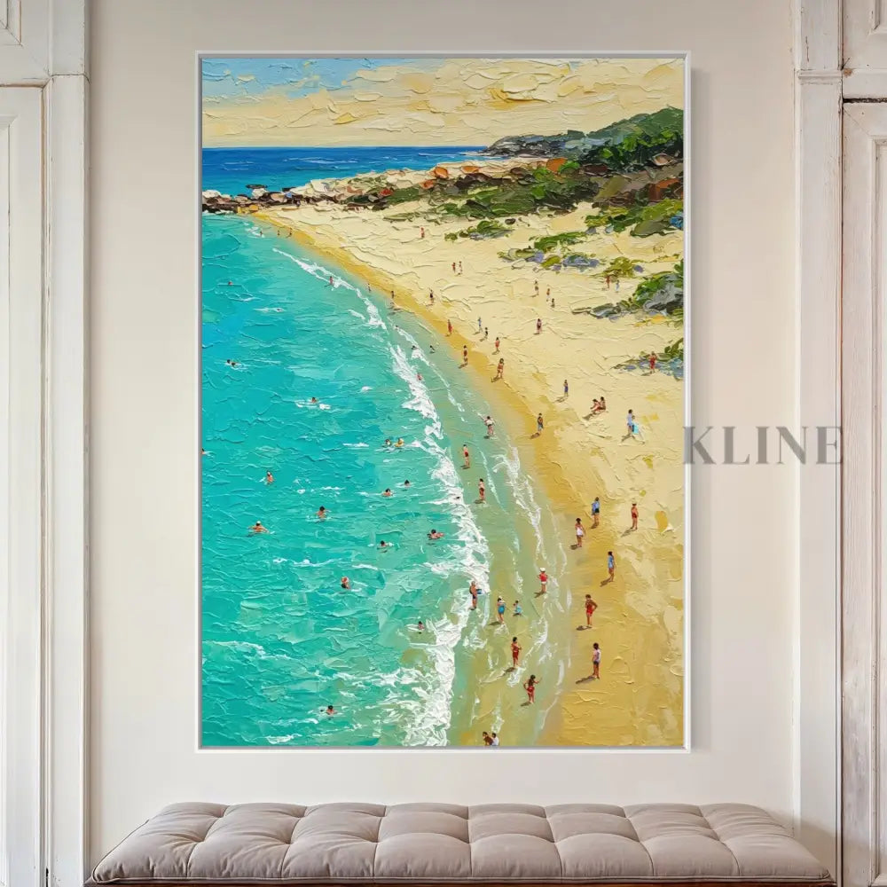 Seaside Serenity - Hand Painting