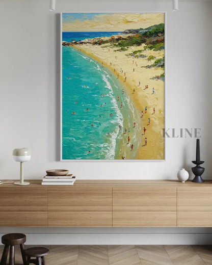 Seaside Serenity - Hand Painting