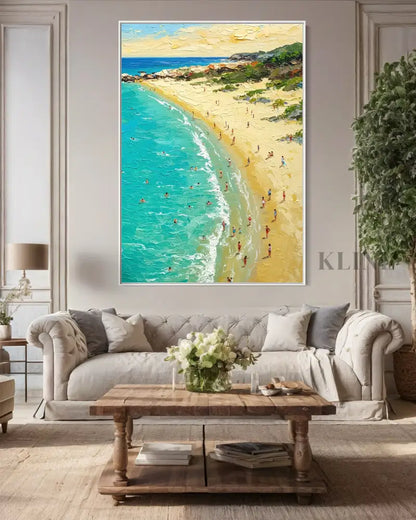 Seaside Serenity - Hand Painting