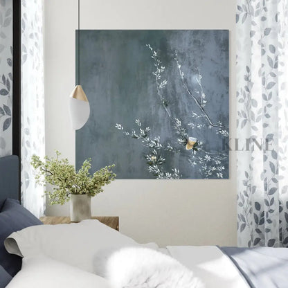 Serene Blossoms - Hand Painting