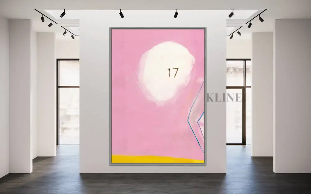 Seventeen - Hand Painting Große Wandkunst