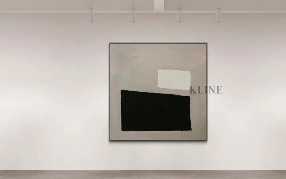 Shadowed Beige - Hand Painting Arte della parete per salotto