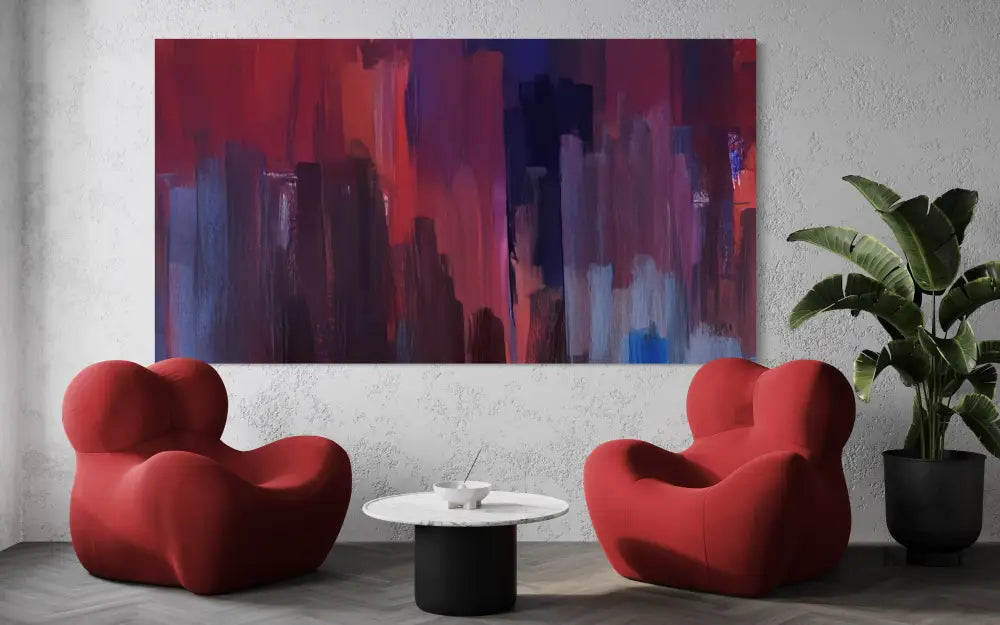 Shadows of Metropolis - Hand Painting
