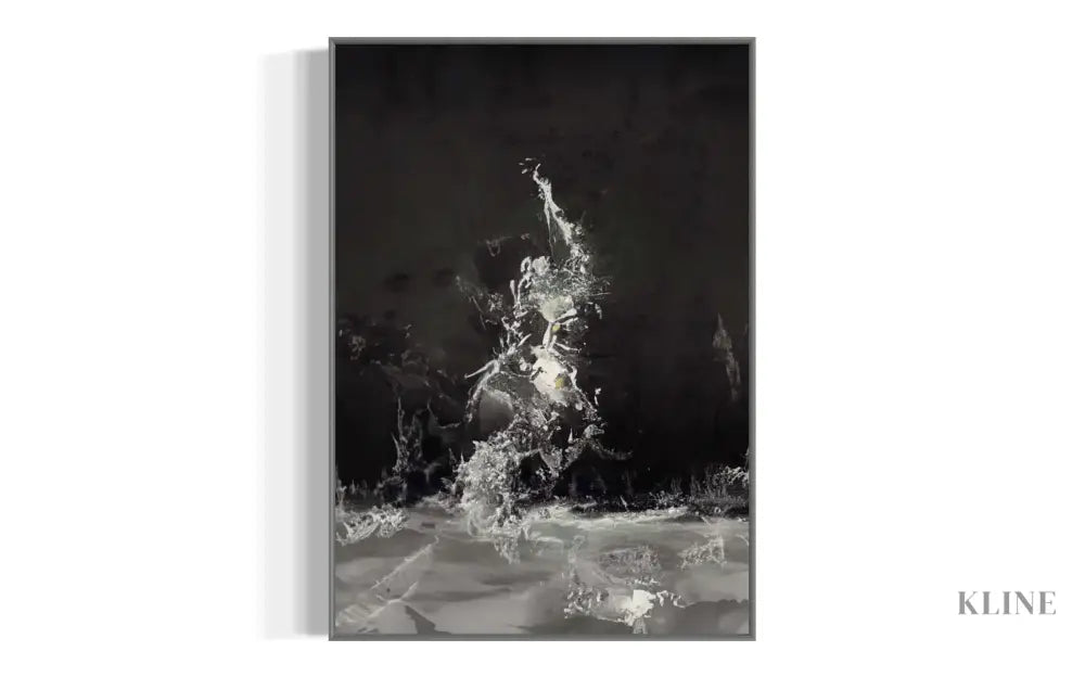 She is a Ballerina - Hand Painting Black and White Paintings