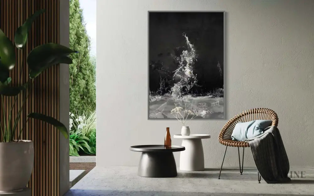 She is a Ballerina - Hand Painting Black and White Paintings