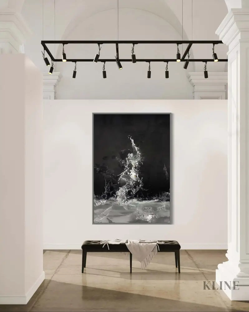 She is a Ballerina - Hand Painting Black and White Paintings