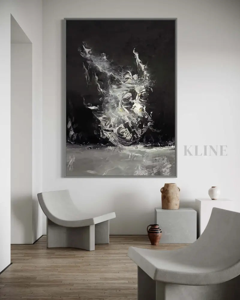 She is a Dancer 3 - Hand Painting Plaster Art