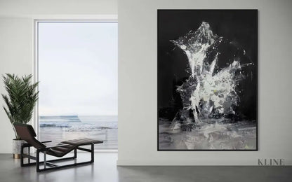 She is a Water Dancer - Hand Painting