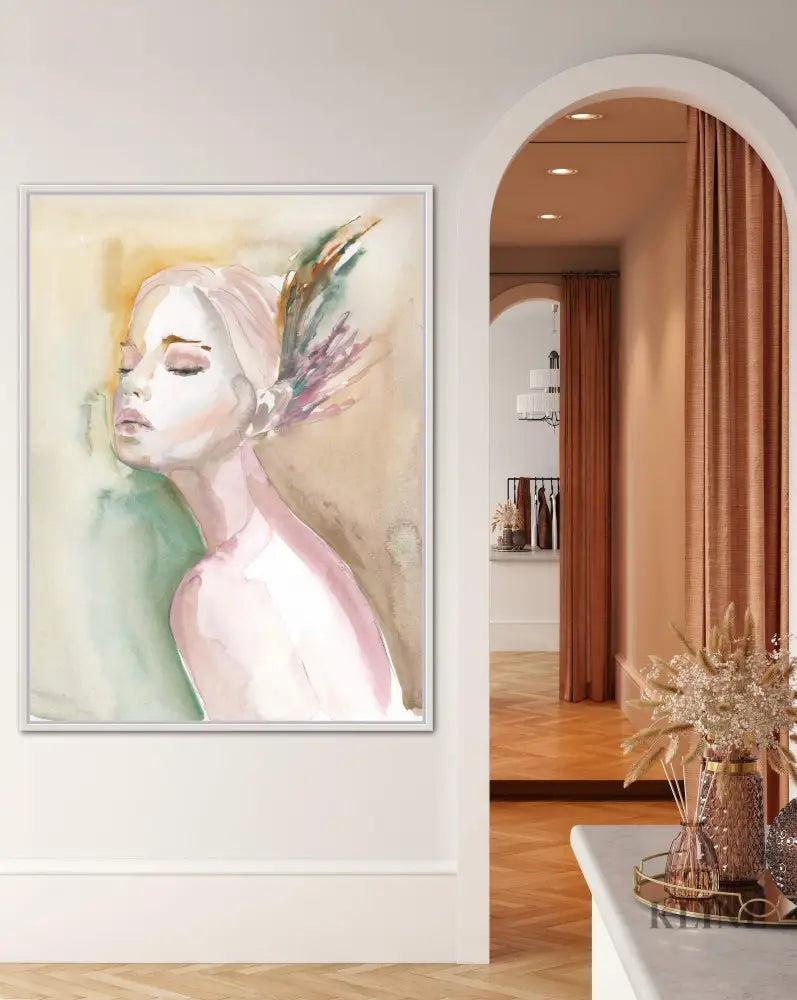 She Who Whispered Wild - Hand Painting