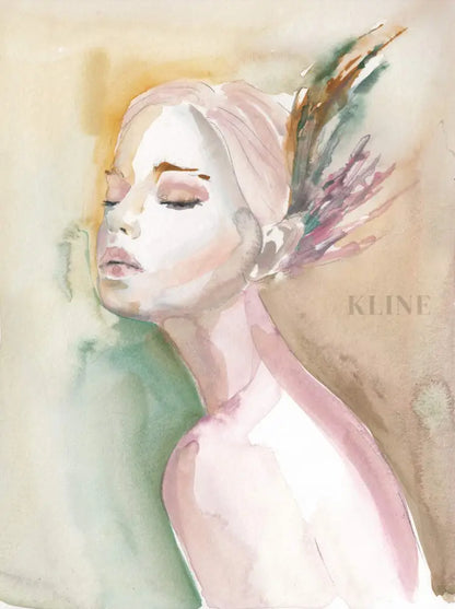 She Who Whispered Wild - Hand Painting