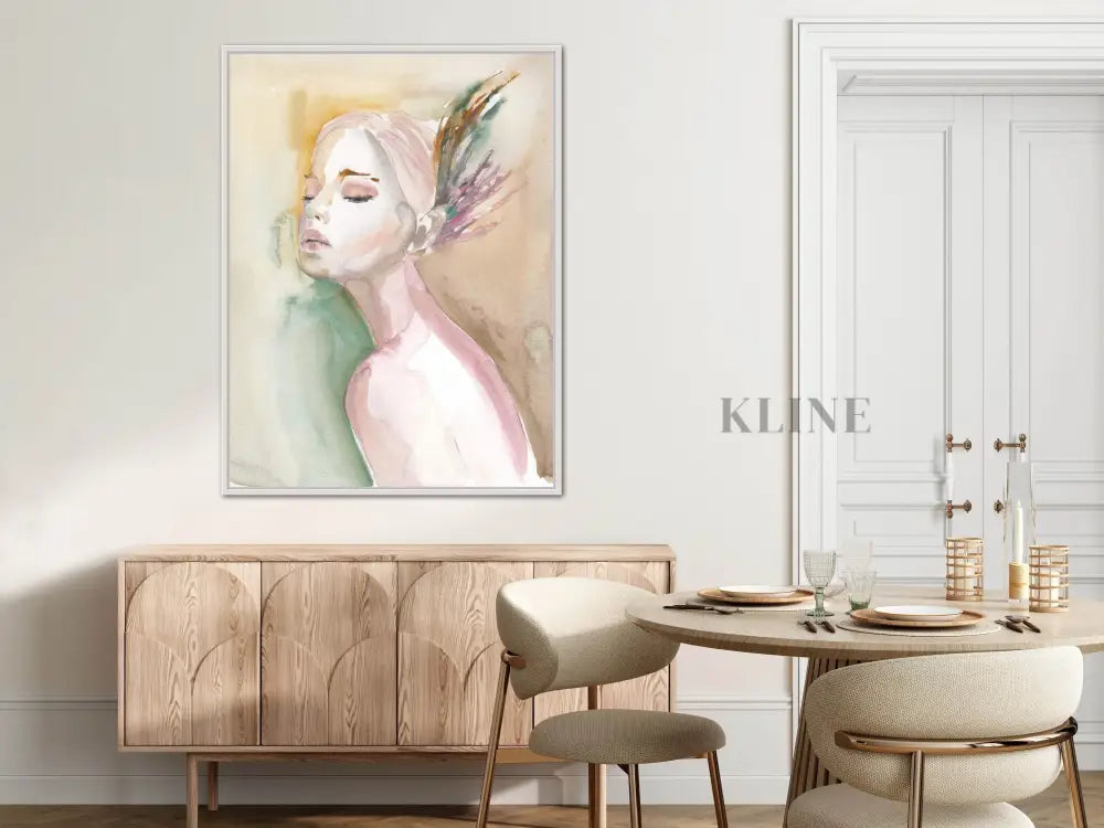 She Who Whispered Wild - Hand Painting Grand art mural