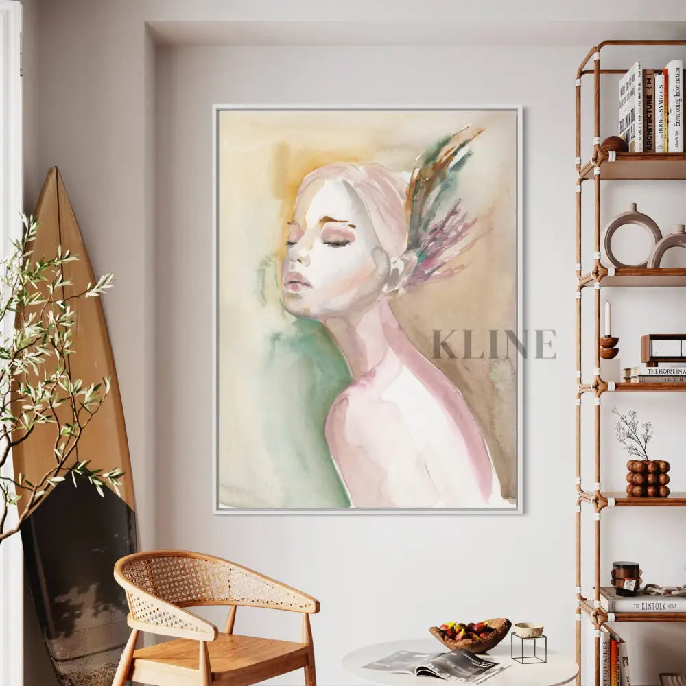 She Who Whispered Wild - Hand Painting