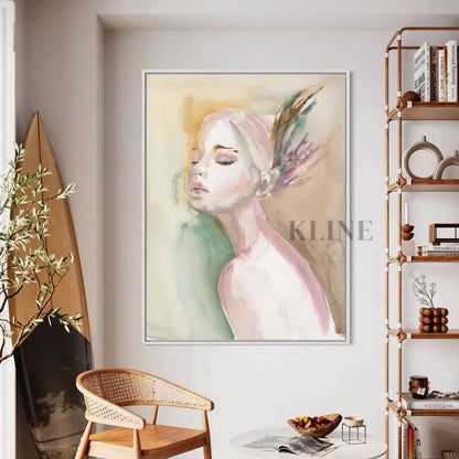 She Who Whispered Wild - Hand Painting