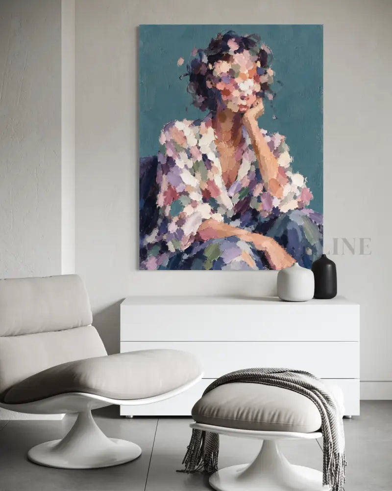 She Wore the Garden - Hand Painting