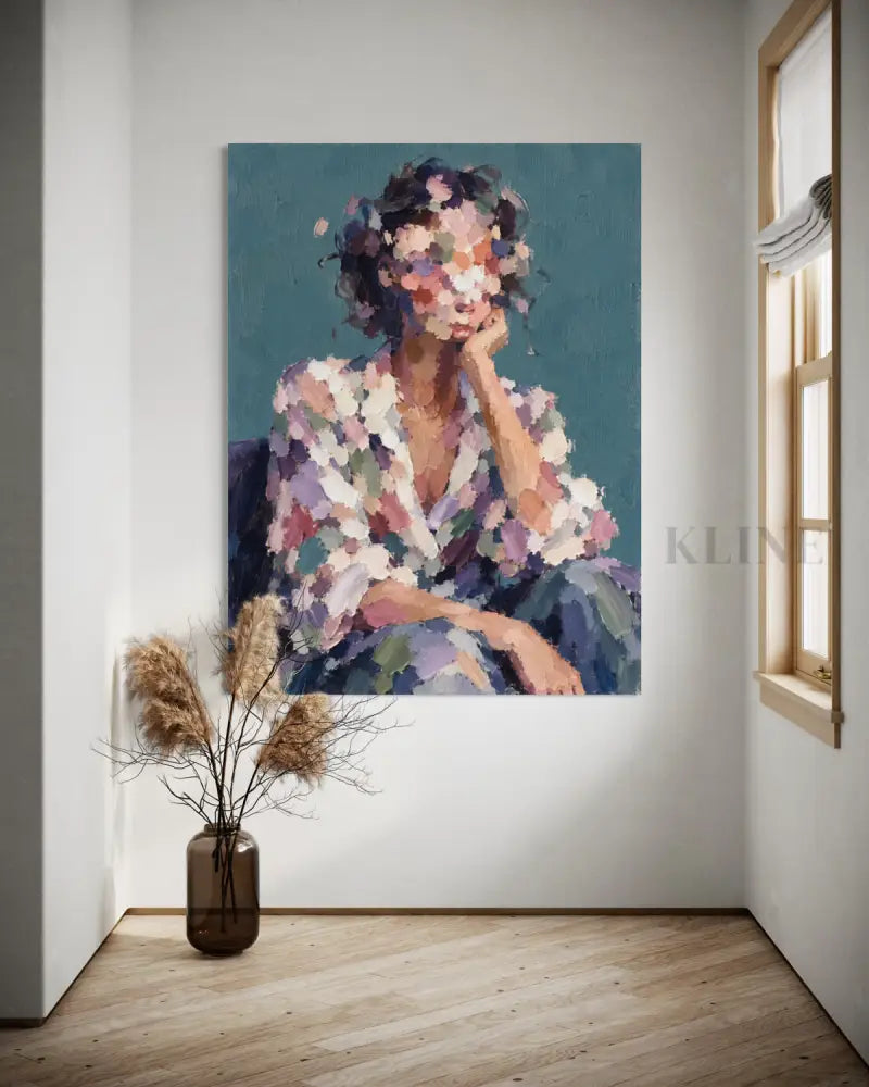 She Wore the Garden - Hand Painting 