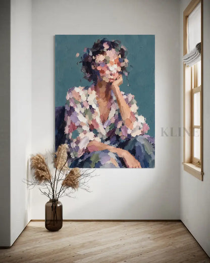 She Wore the Garden - Hand Painting
