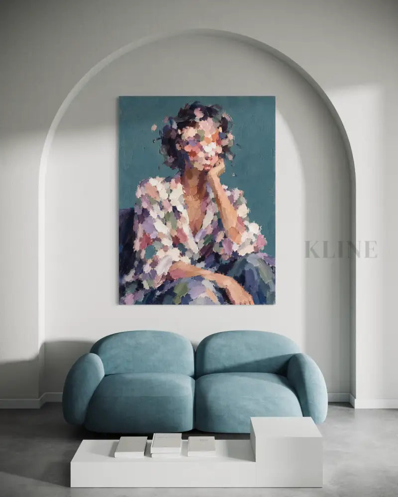 She Wore the Garden - Hand Painting