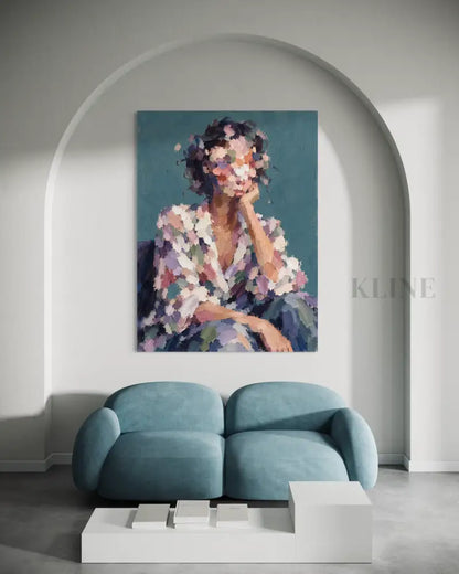 She Wore the Garden - Hand Painting