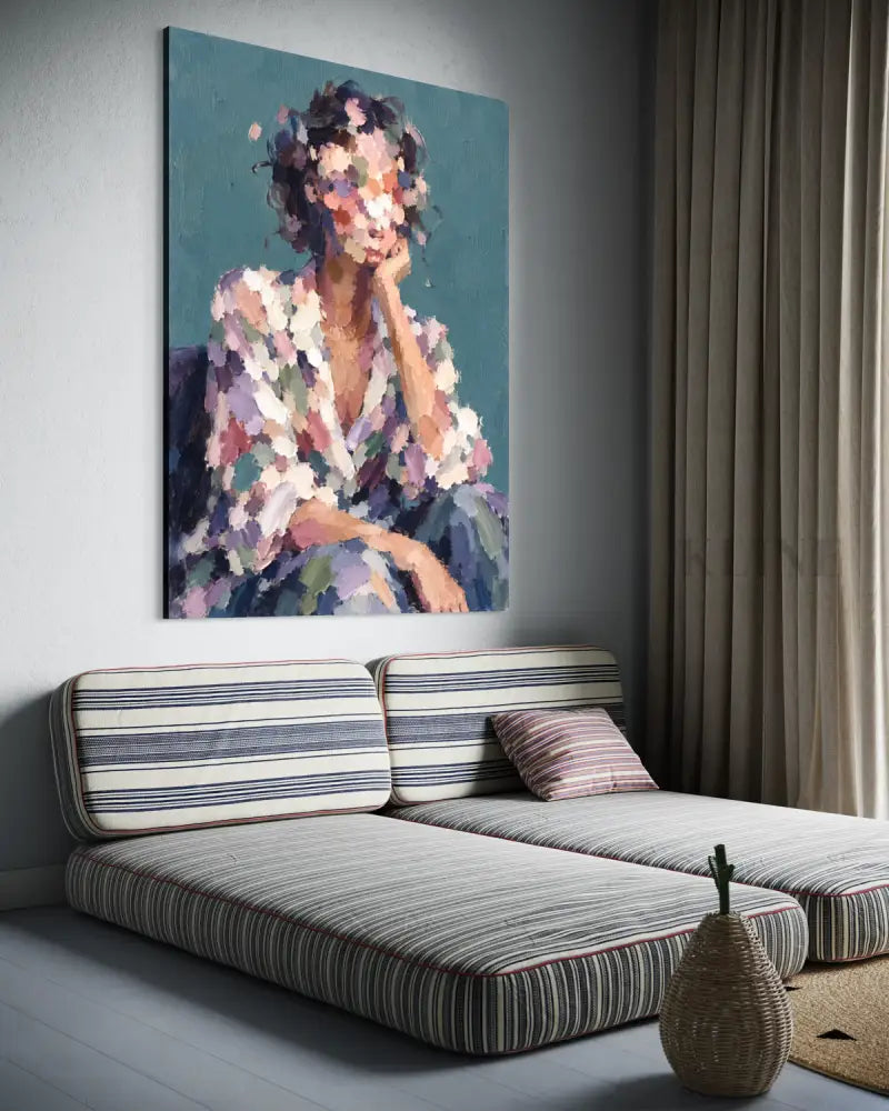 She Wore the Garden - Hand Painting 