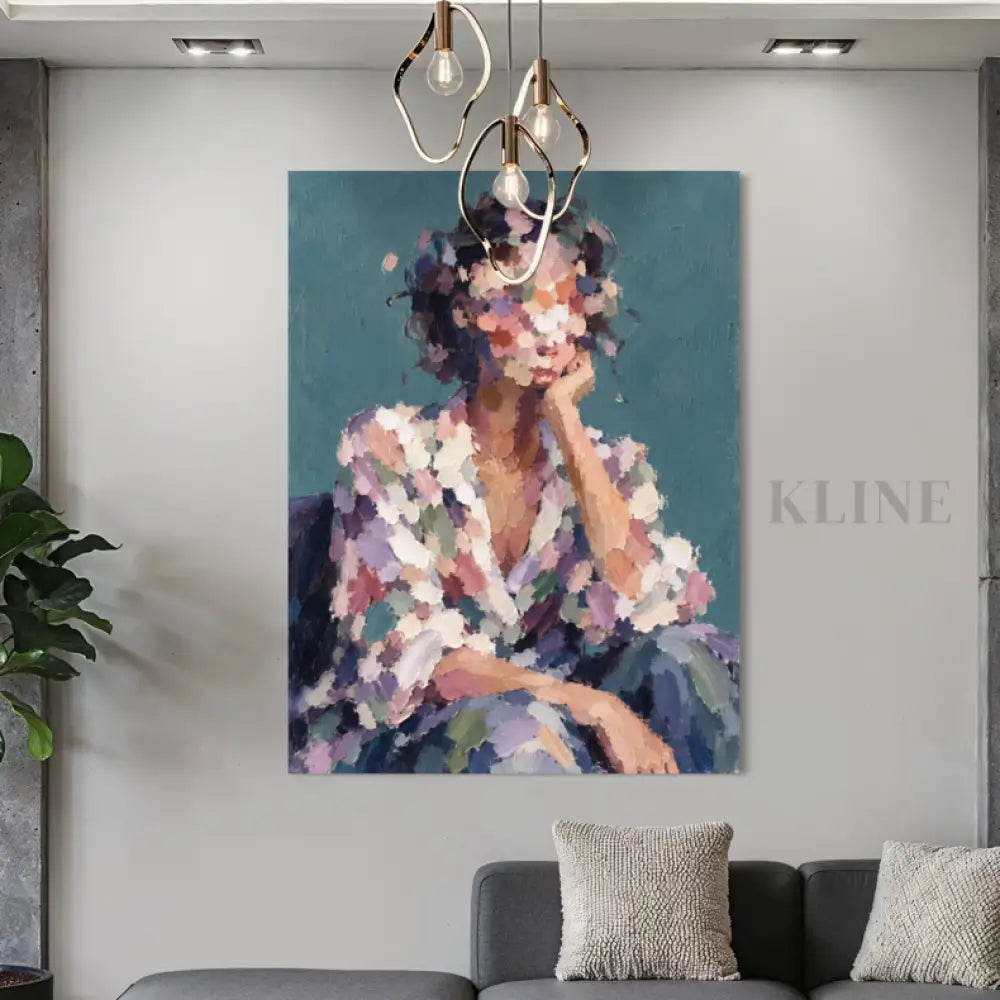 She Wore the Garden - Hand Painting