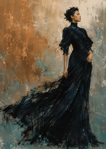 She Wore the Night - Hand Painting