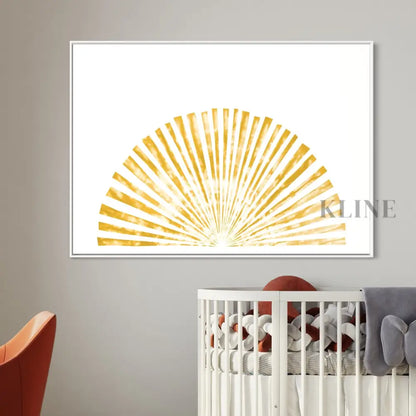 Shibori Sun Burst - Hand Painting